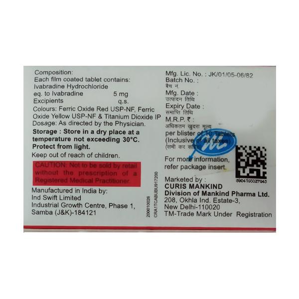 CORABRAD 5mg Tablet 10's - Global Surgicals