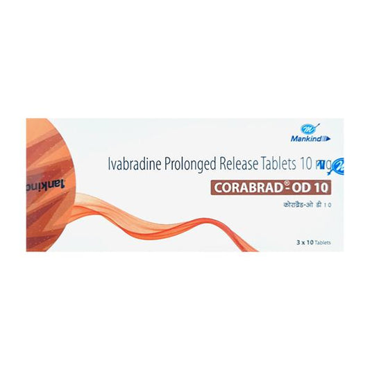 CORABRAD OD 10 Tablet 10's - Global Surgicals
