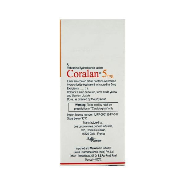 Coralan 5mg Tablet 14'S - Global Surgicals