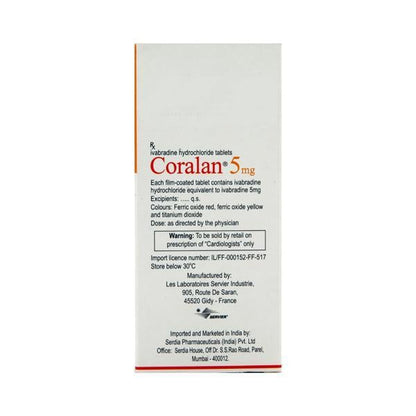 Coralan 5mg Tablet 14'S - Global Surgicals