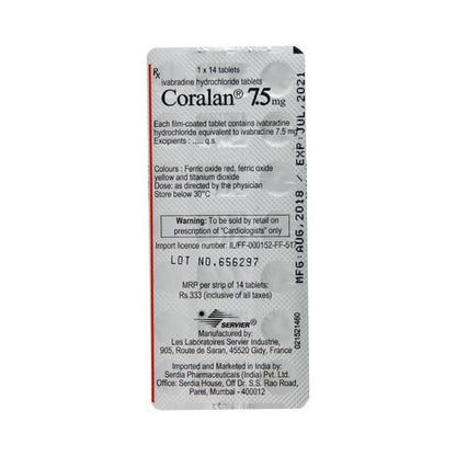 Coralan 7.5mg Tablet 14'S - Global Surgicals