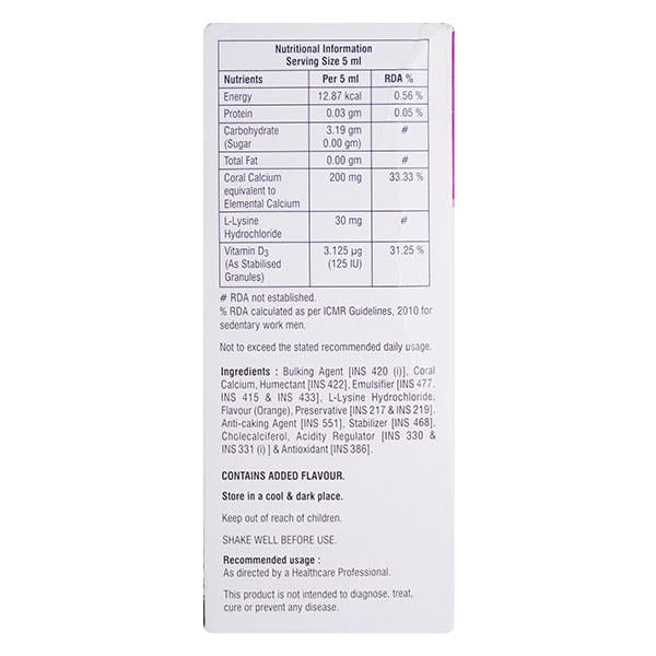 CORALIUM D3 Suspension 100ml - Global Surgicals