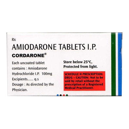 CORDARONE 100 Tablet 15's - Global Surgicals