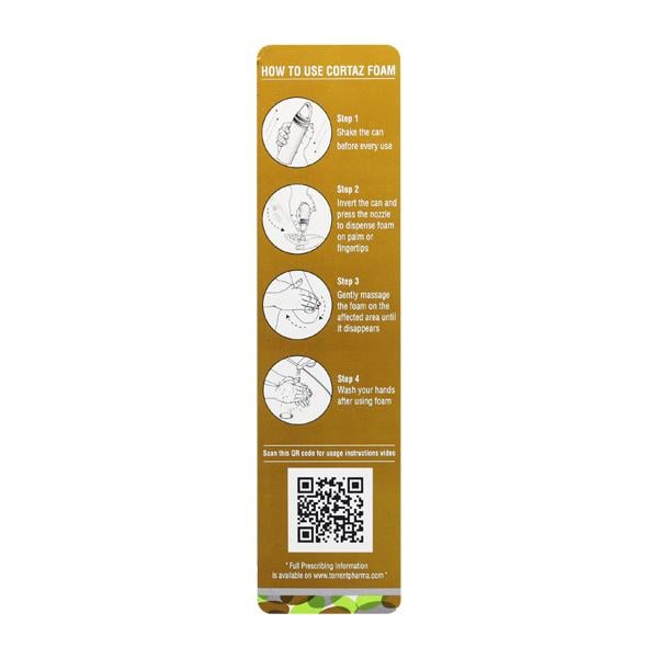 CORTAZ Foam 50gm - Global Surgicals