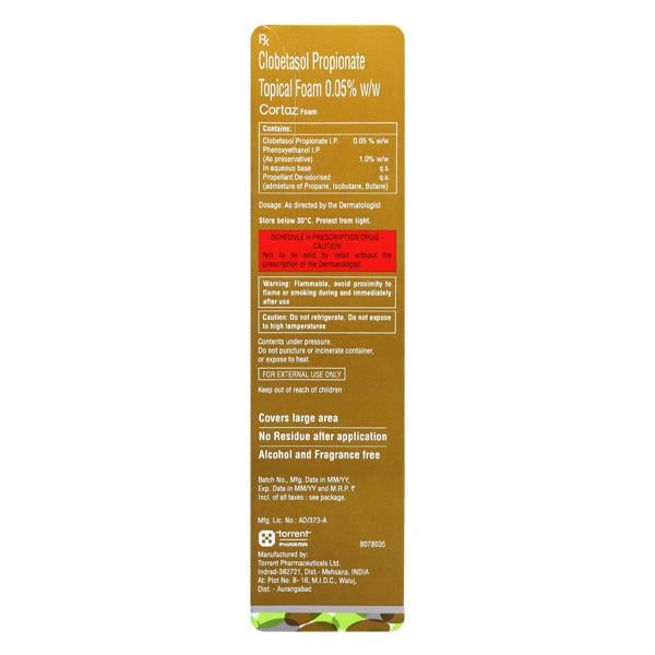 CORTAZ Foam 50gm - Global Surgicals