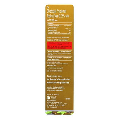CORTAZ Foam 50gm - Global Surgicals