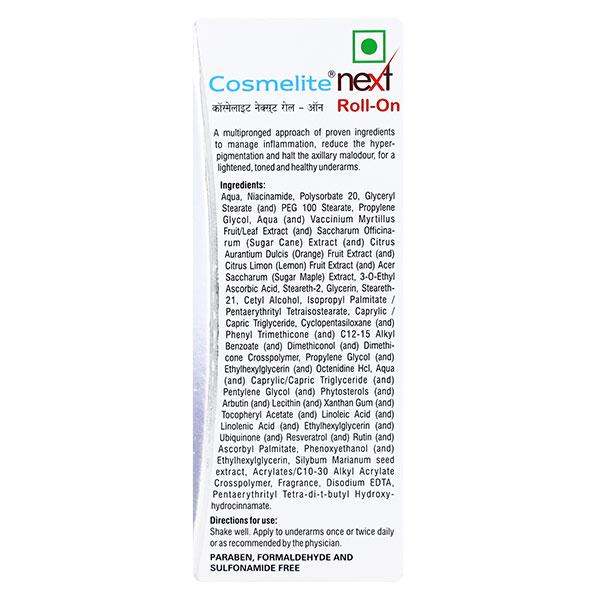 COSMELITE NEXT ROLL ON Lotion 50ml - Global Surgicals