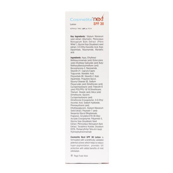 COSMELITE NEXT SPF 30 Lotion 50ml - Global Surgicals