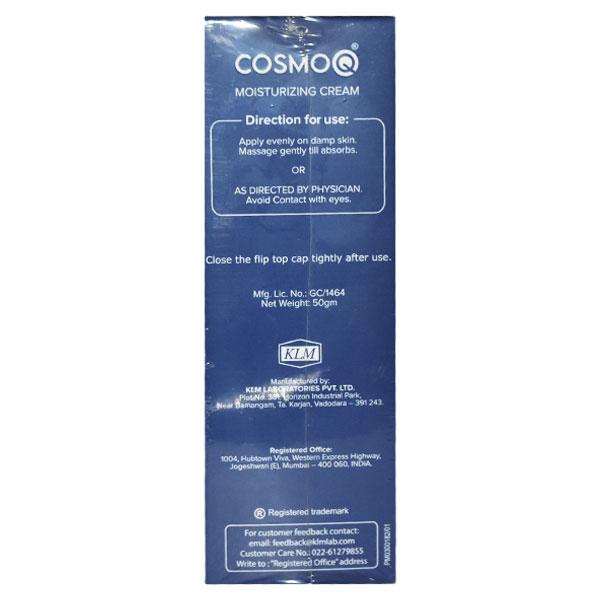 COSMOQ MOISTURIZING Cream 50gm - Global Surgicals