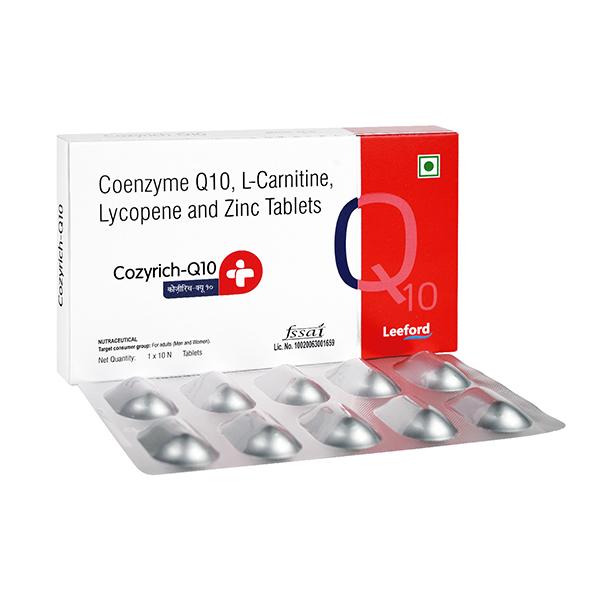 COZYRICH Q10 Tablet 10's - Global Surgicals