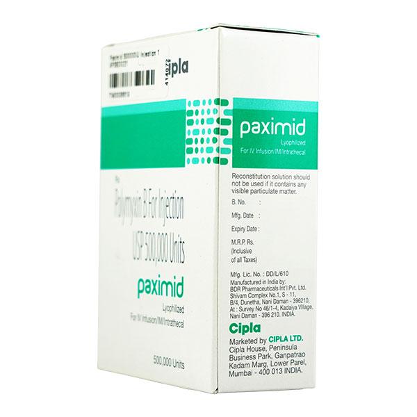 Paximid 500000IU Injection 1's