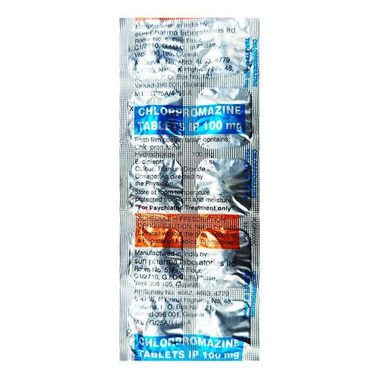 CPZ 100mg Tablet 10'S - Global Surgicals