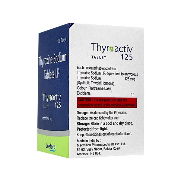 THYROACTIV 125 Tablet 100's