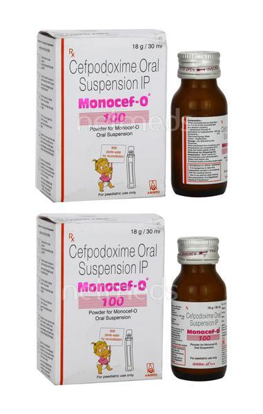 Monocef O 100mg Dry Syrup 30ml