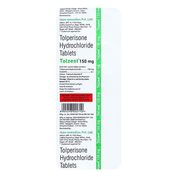 TOLZEST 150mg Tablet 10's
