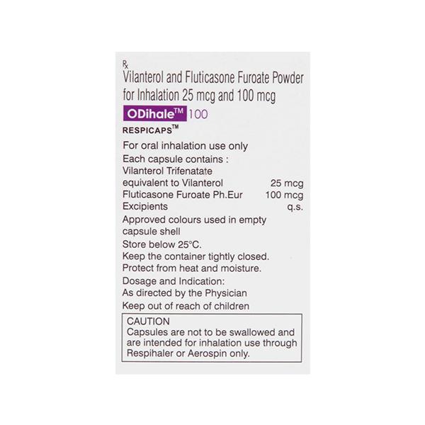 ODIHALE 100 Respicap 30's