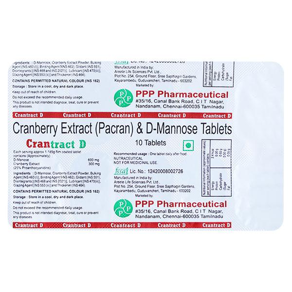 CRANTRACT D Tablet 10's - Global Surgicals