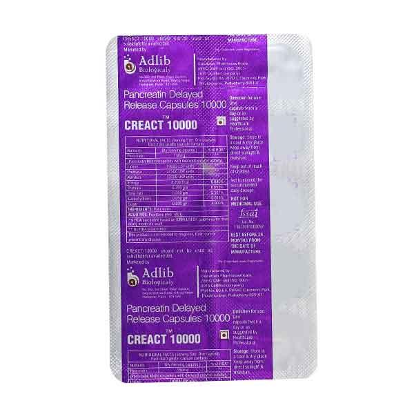 CREACT 10000 Capsule 10's - Global Surgicals