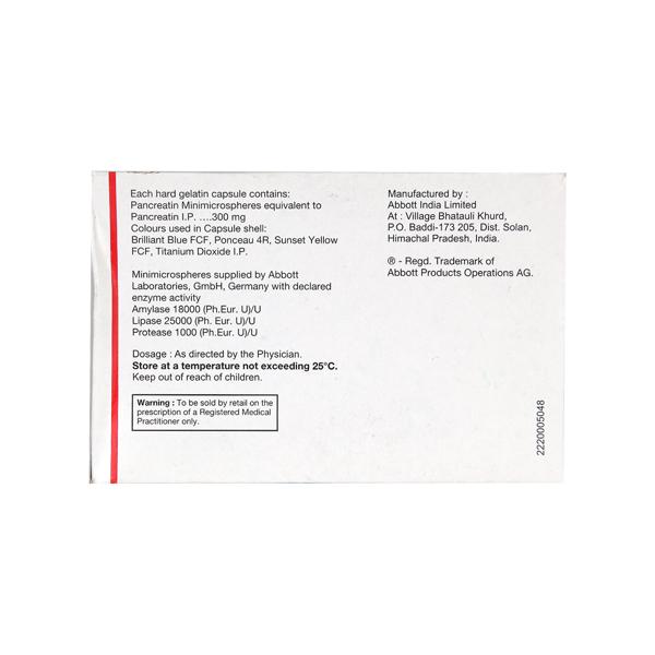 Creon 25000 Capsule 10'S - Global Surgicals