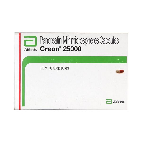Creon 25000 Capsule 10'S - Global Surgicals