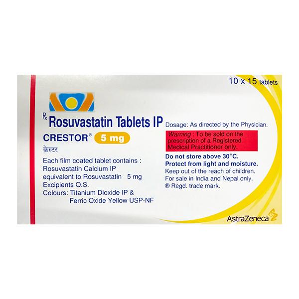 CRESTOR 5 Tablet 15's - Global Surgicals
