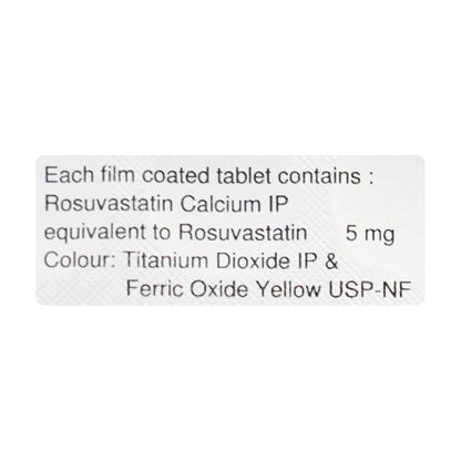 Crestor 5mg Tablet 30'S - Global Surgicals