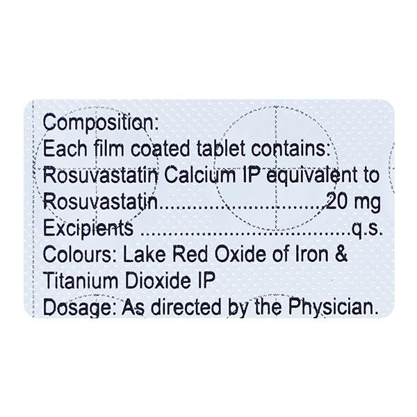 CREVAST 20 Tablet 15's - Global Surgicals