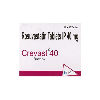 CREVAST 40 Tablet 15's - Global Surgicals