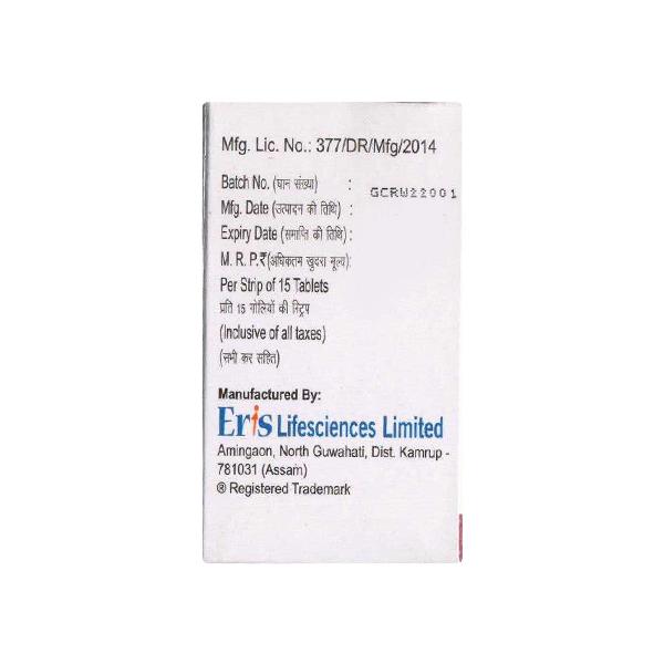 CREVAST 40 Tablet 15's - Global Surgicals