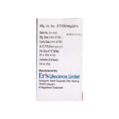 CREVAST 40 Tablet 15's - Global Surgicals