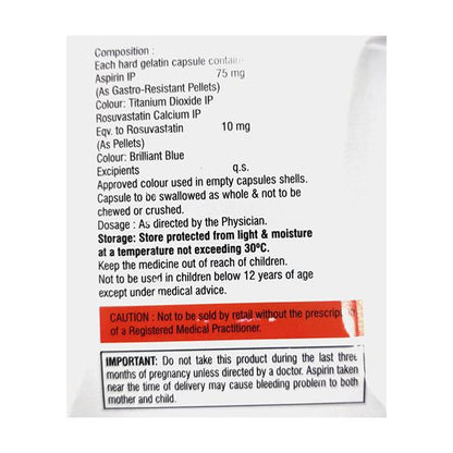 CREVAST A 10/75mg Capsule 10's - Global Surgicals