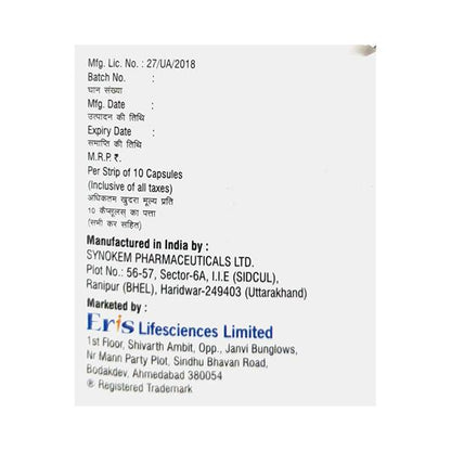 CREVAST A 20/75mg Capsule 10's - Global Surgicals