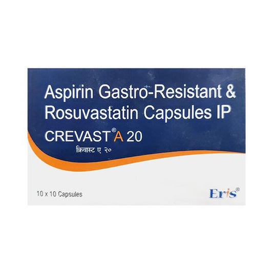 CREVAST A 20/75mg Capsule 10's - Global Surgicals
