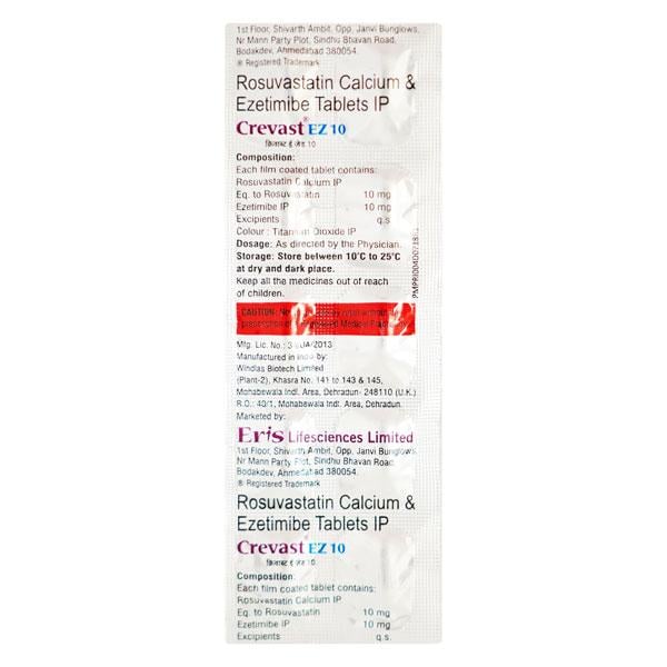 CREVAST EZ 10mg Tablet 10's - Global Surgicals