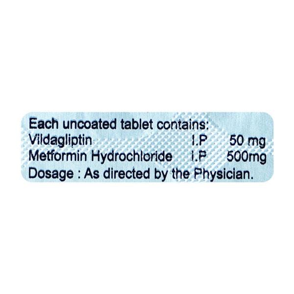 VILDAPIL 50 M Tablet 10's