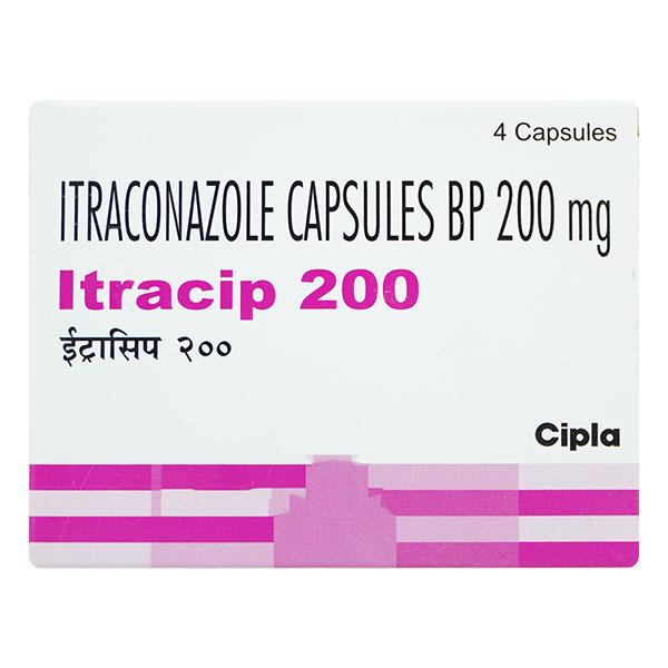 Itracip 200mg Capsule 4'S