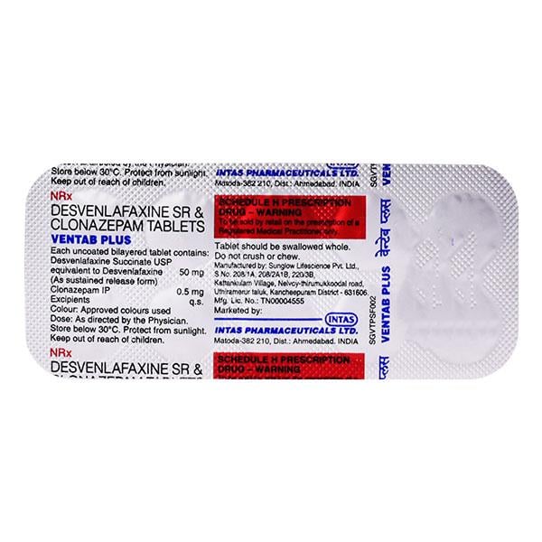 Ventab Plus Tablet 10'S