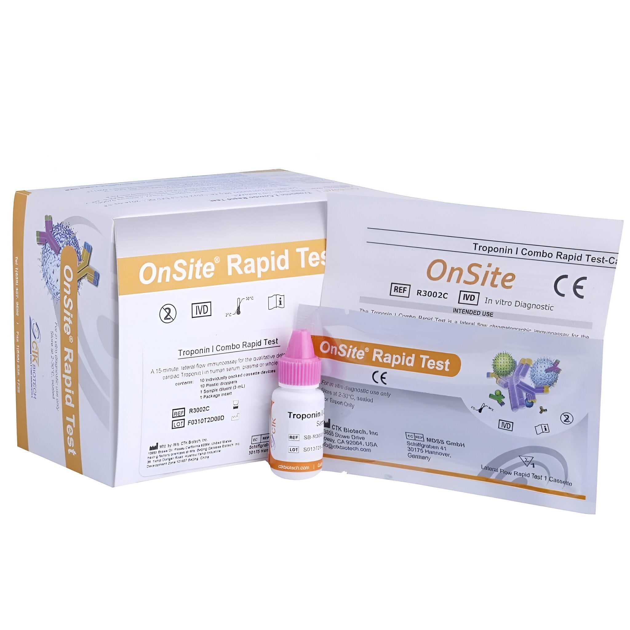 CTK Troponin I Combo Rapid Card - Global Surgicals