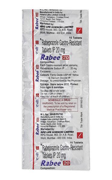 Rabee 20mg Tablet 10'S