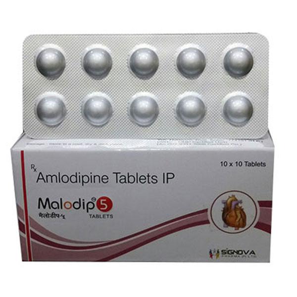 Malodip 5mg Tablet 10'S