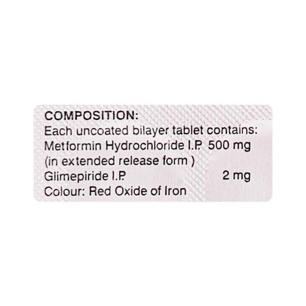 Gluconorm G 2mg Tablet 15'S