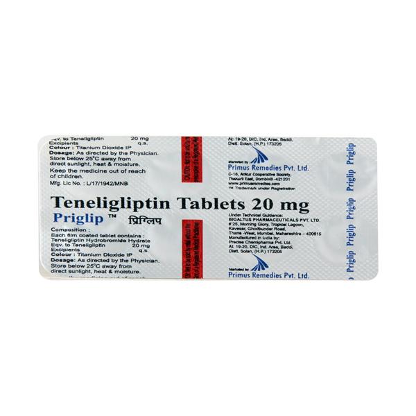 Priglip 20mg Tablet 10'S
