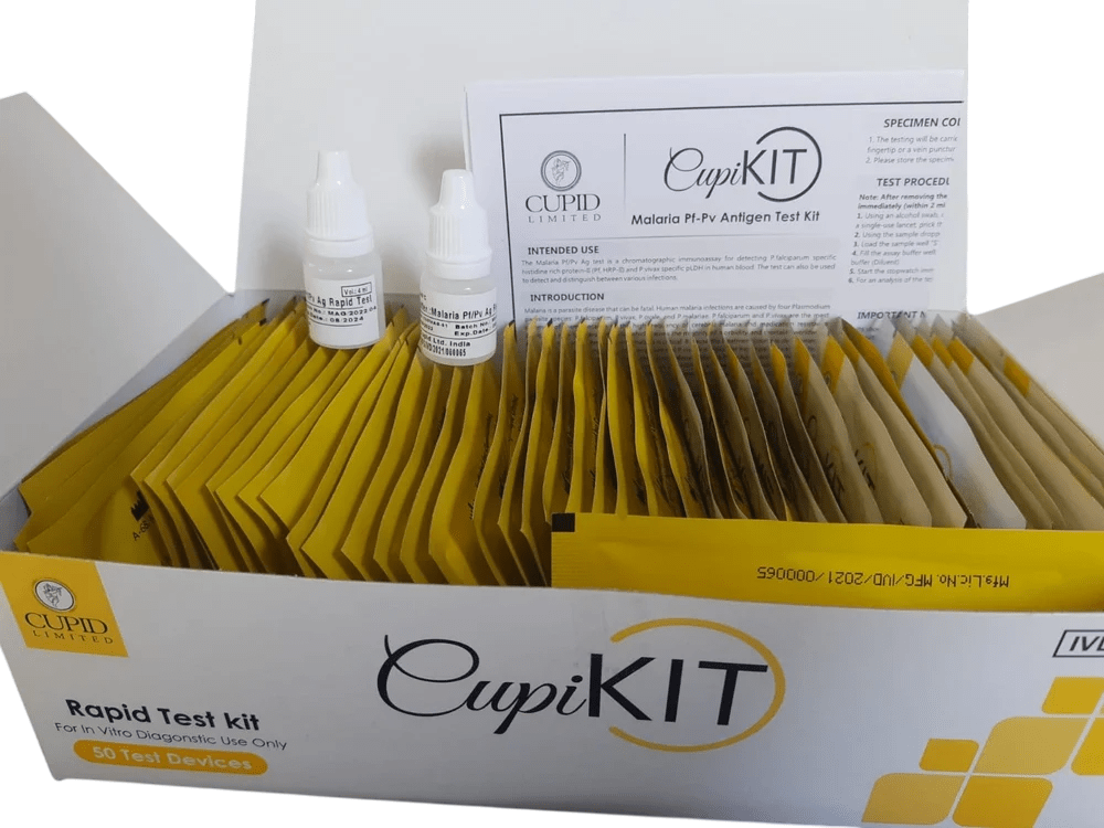 Cupikit Malaria Pf - Pv Antigen Rapid Card - Global Surgicals