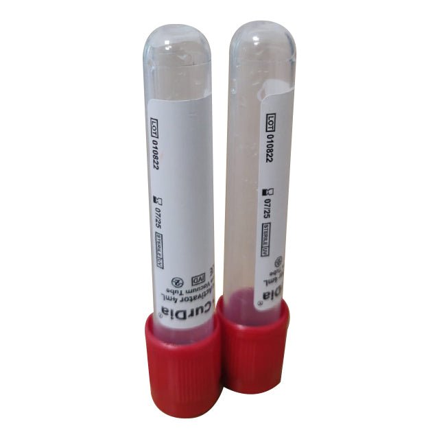 Curdia Clot Activator Non Vacuum Blood Collection Tube - Global Surgicals