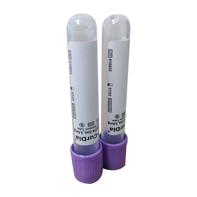Curdia K3EDTA Non Vacuum Blood Collection Tube - Global Surgicals
