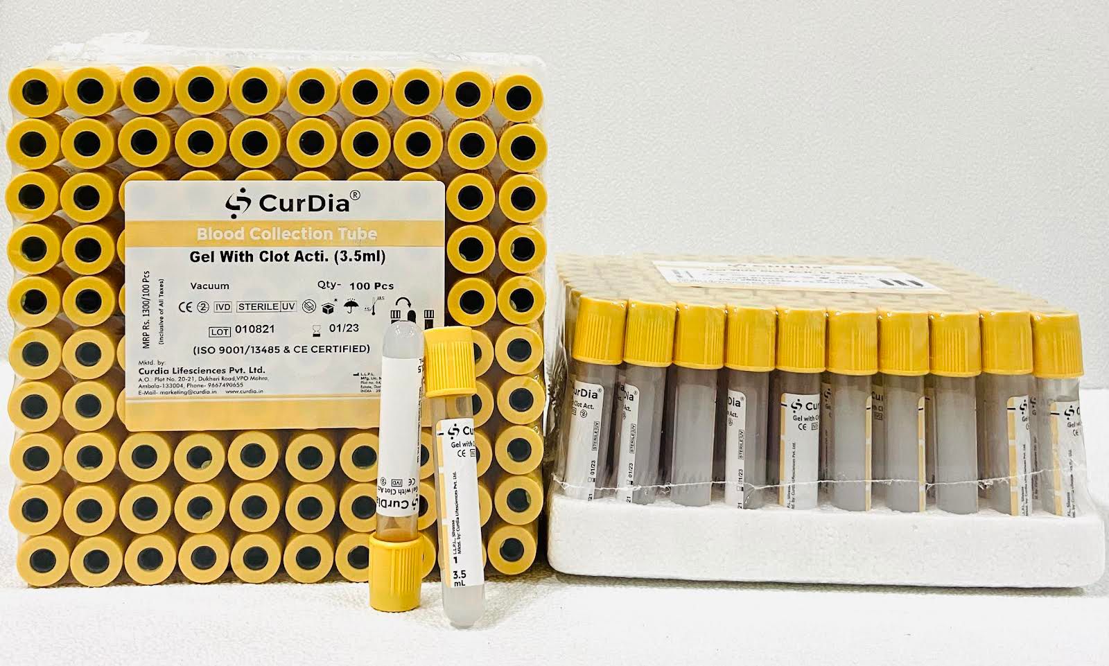 Curdia SST Gel Blood Collection Tube - Global Surgicals