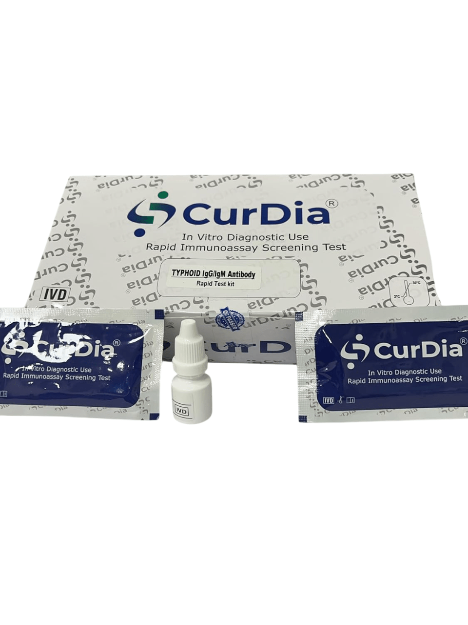 Curdia Typhoid IgG/IgM Antibody Rapid Card - Global Surgicals