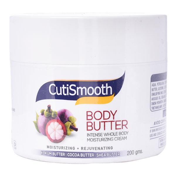 CUTISMOOTH Body Butter Intense Whole Body Moisturizing Cream 200gm - Global Surgicals
