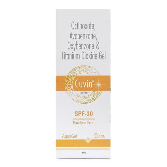 CUVIA SPF 30 AQUA Gel 50gm - Global Surgicals