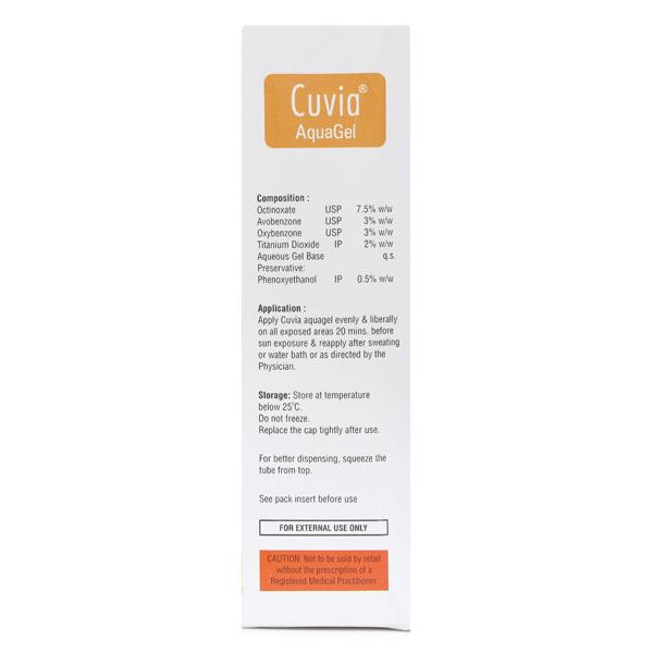CUVIA SPF 30 AQUA Gel 50gm - Global Surgicals